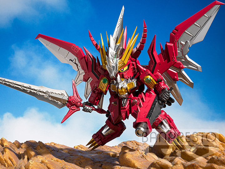 Gundlander SD Gundam God Fighter Red Lander Figurine