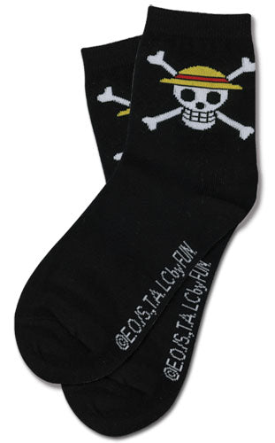 One Piece, Straw Hat Pirates Jolly Roger Socks