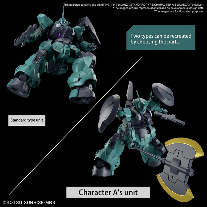 Mobile Suit Gundam: The Witch from Mercury Lauda's Dilanza Standard Type High Grade 1:144 Scale Model Kit