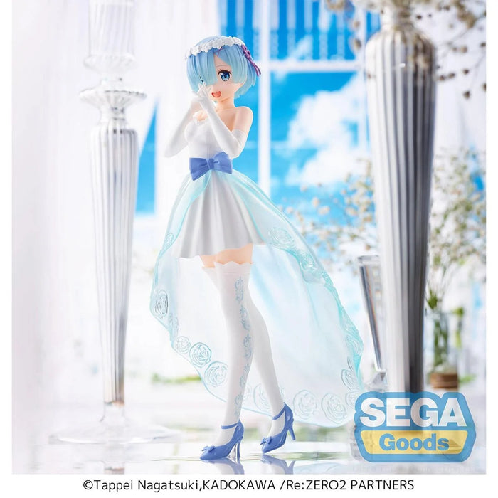 Re:Zero Starting Life in Another World Rem Wedding Dress Ver. Super Premium Statue