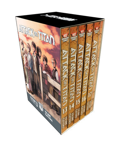 Attack on Titan, Season 3 Part 1 Manga Box Set (Vol. 13-17)
