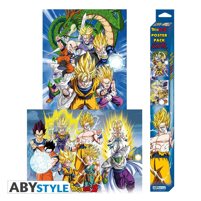 Dragon Ball Z, Group Poster Set, 2-Pack